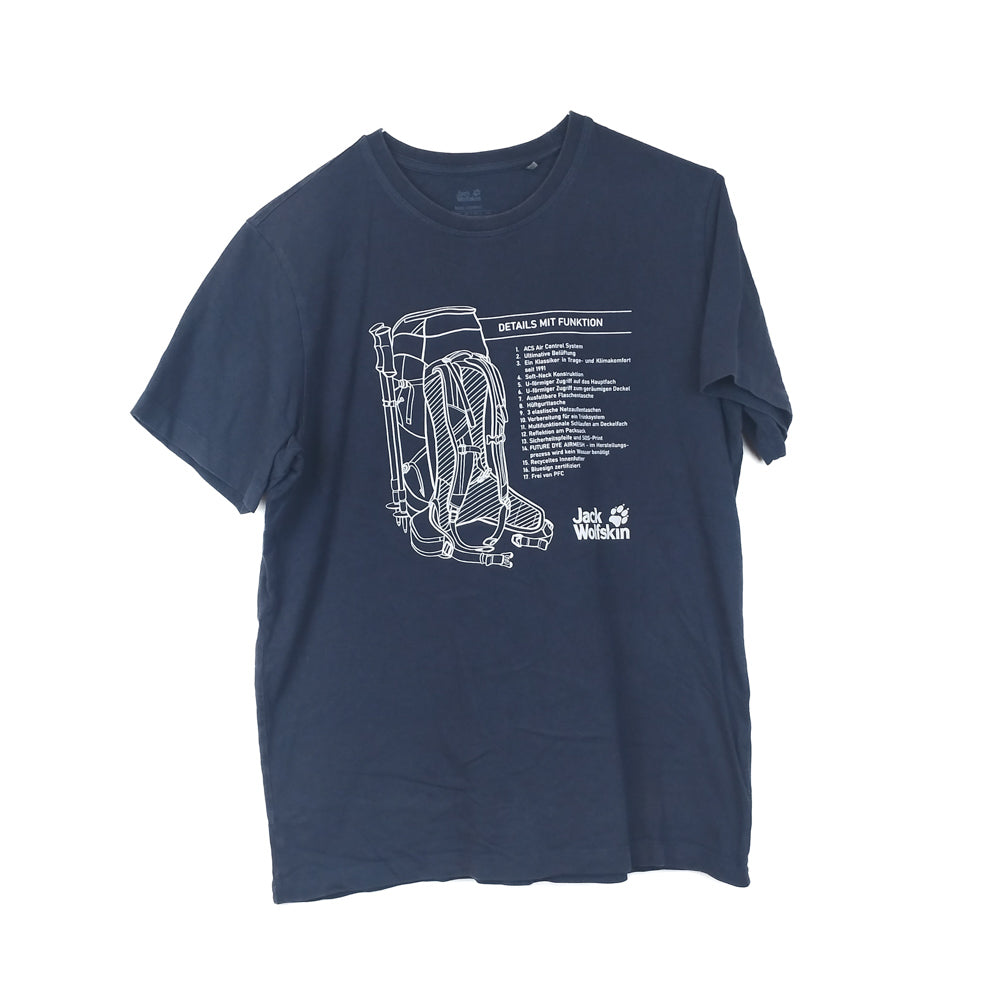 VIN-TEE-34405 Preloved T-shirt unisex Jack Wolfskin L