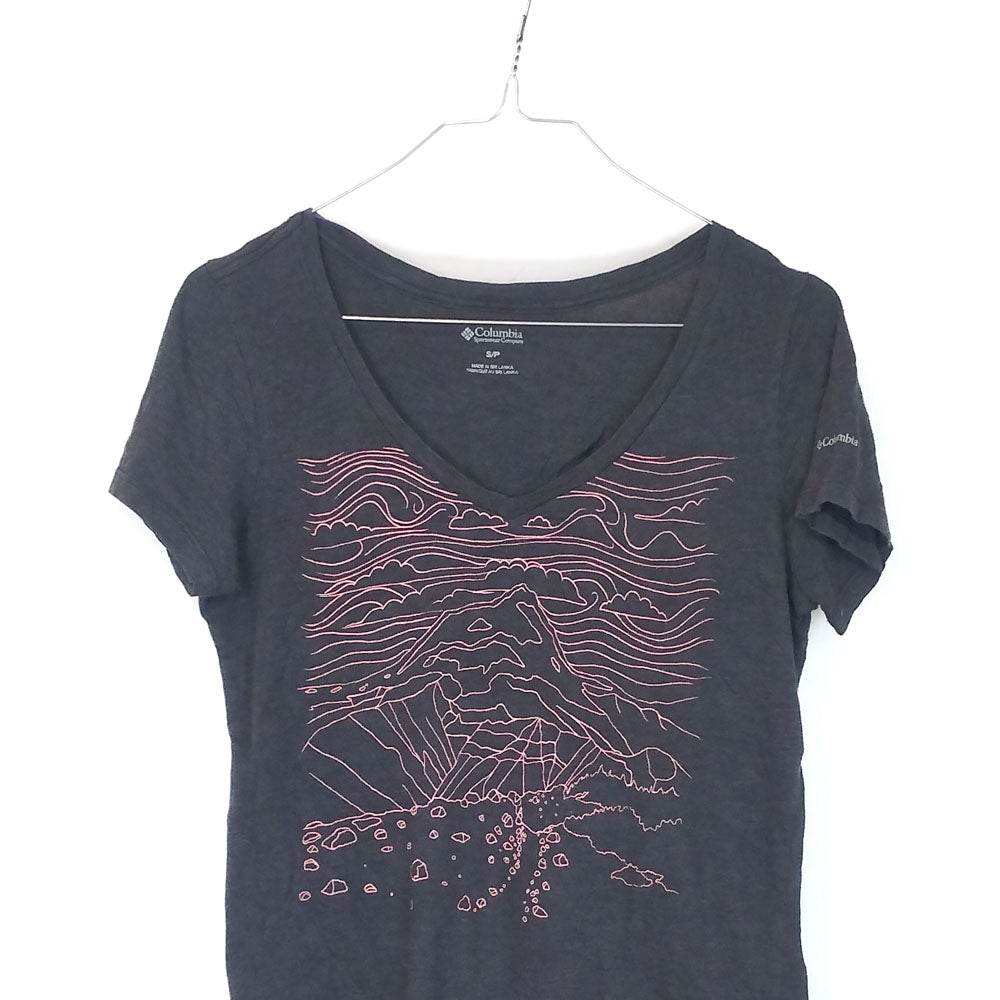 VIN-TEE-34872 Preloved T-shirt γυναικείο Columbia S
