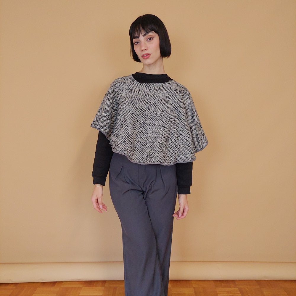 VIN-OUTW-29412 Vintage μάλλινο τοπ S