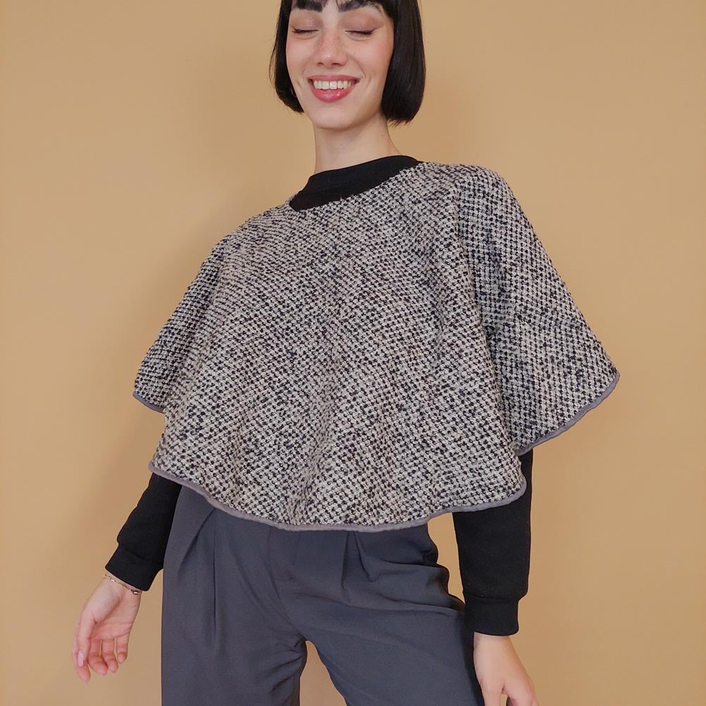 VIN-OUTW-29412 Vintage μάλλινο τοπ S