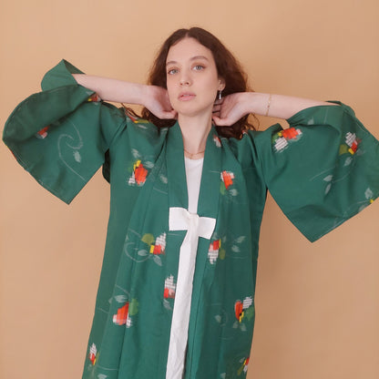 VIN-JAP-34932 Vintage ιαπωνικό kimono αυθεντικό S-M