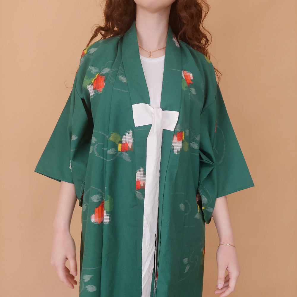 VIN-JAP-34932 Vintage ιαπωνικό kimono αυθεντικό S-M