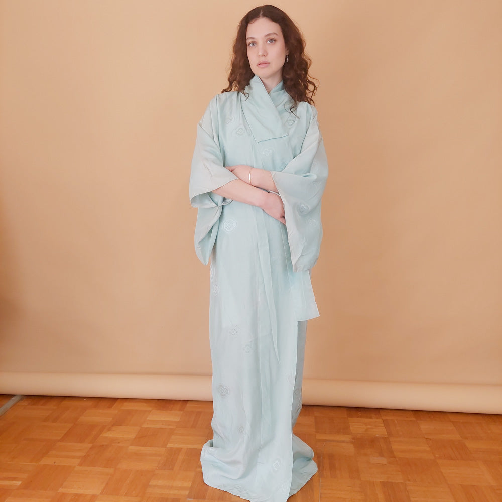 VIN-JAP-34931 Vintage ιαπωνικό kimono αυθεντικό Free size