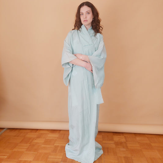 VIN-JAP-34931 Vintage ιαπωνικό kimono αυθεντικό Free size