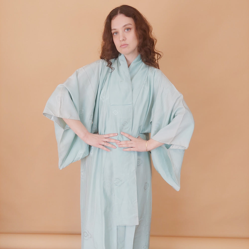 VIN-JAP-34931 Vintage ιαπωνικό kimono αυθεντικό Free size