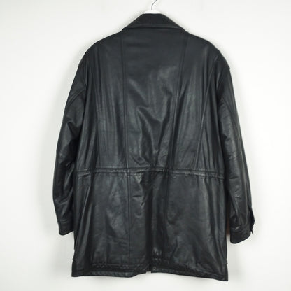 VIN-OUTW-28406 Vintage δερμάτινο jacket μαύρο L-XL