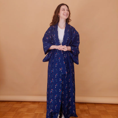 VIN-JAP-34933 Vintage ιαπωνικό kimono αυθεντικό Free size