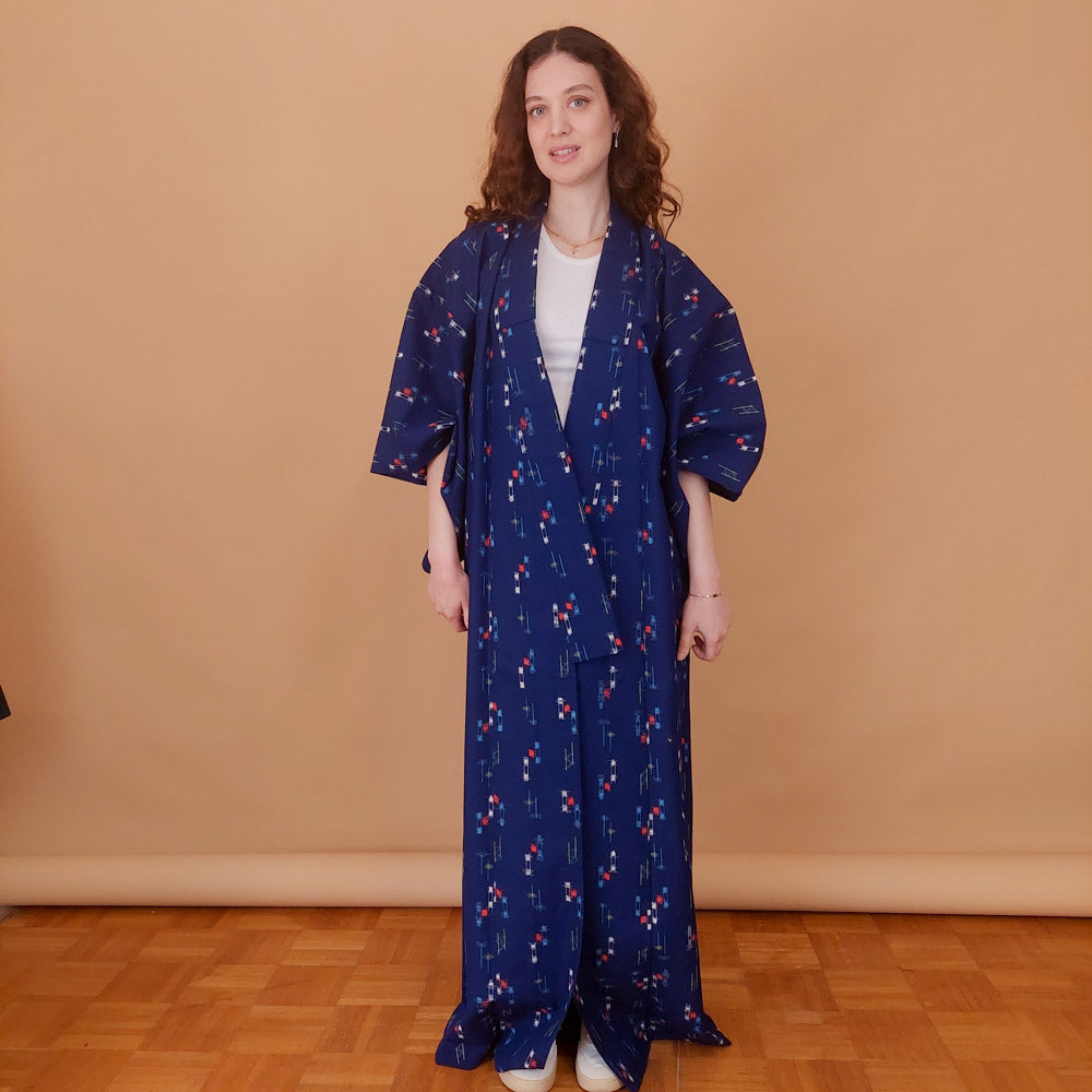 VIN-JAP-34933 Vintage ιαπωνικό kimono αυθεντικό Free size