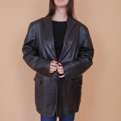 VIN-OUTW-32512 Vintage δερμάτινο jacket L-ΧL