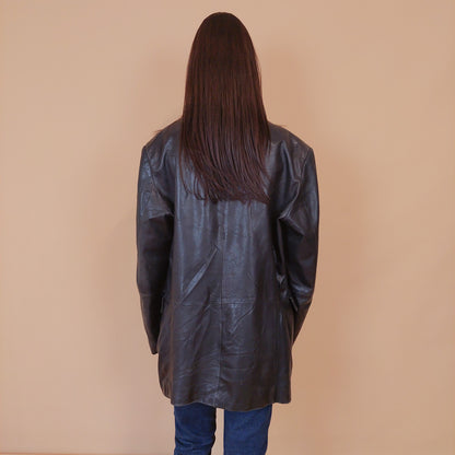 VIN-OUTW-32512 Vintage δερμάτινο jacket L-ΧL