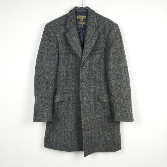 VIN-OUTW-28199 Vintage αυθεντικό Harris tweed ημίπαλτο