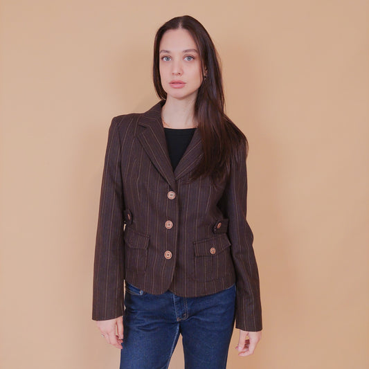 VIN-OUTW-32496 Vintage μάλλινο σακάκι M