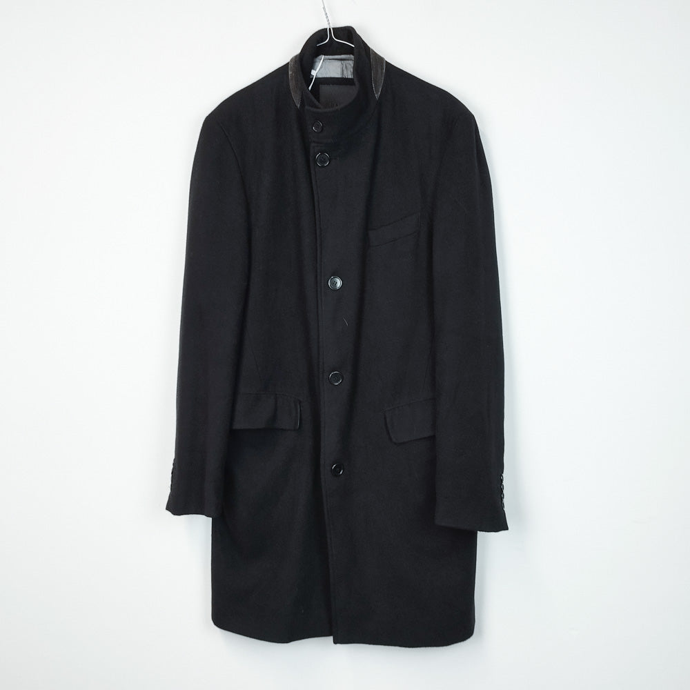 VIN-OUTW-26136 Vintage παλτό μαύρο M