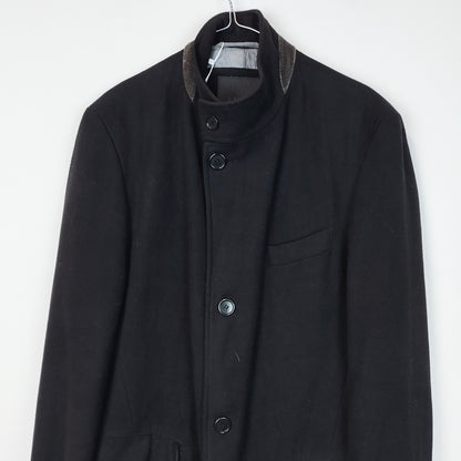 VIN-OUTW-26136 Vintage παλτό μαύρο M