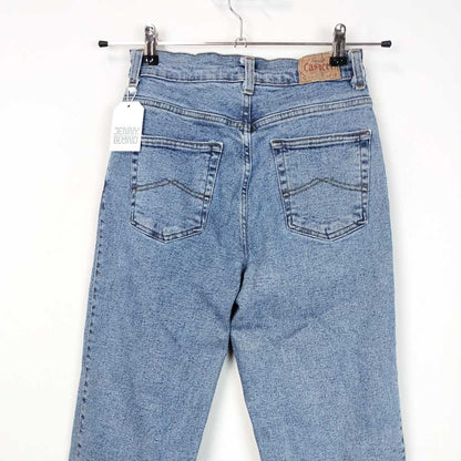 VIN-TR-26984 Vintage παντελόνι denim ψηλόμεσο μπλε ΧS