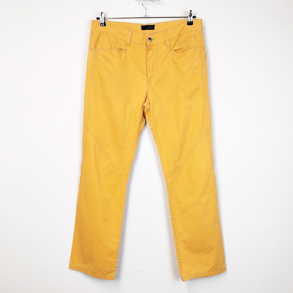 VIN-TR-27079 Vintage παντελόνι μουσταρδί L-XL