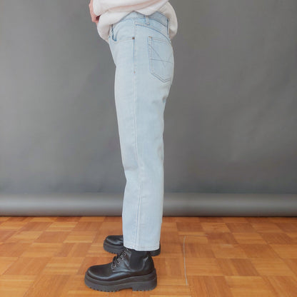 VIN-TR-26171 Vintage Παντελόνι denim ψηλόμεσο M