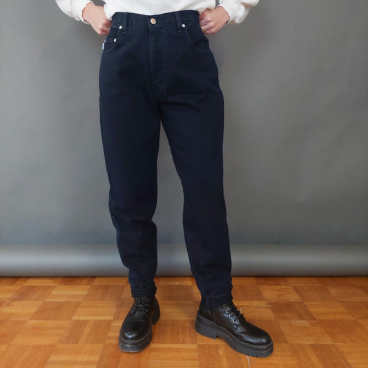 VIN-TR-26174 Vintage παντελόνι denim σκούρο μπλε XL