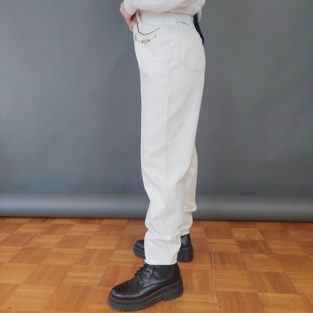 VIN-TR-26179 Vintage Παντελόνι denim γυναικείο L-XL