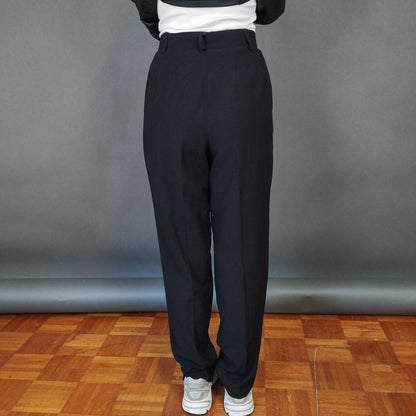 VIN-TR-33394 Vintage παντελόνι ψηλόμεσο με πιέτες S