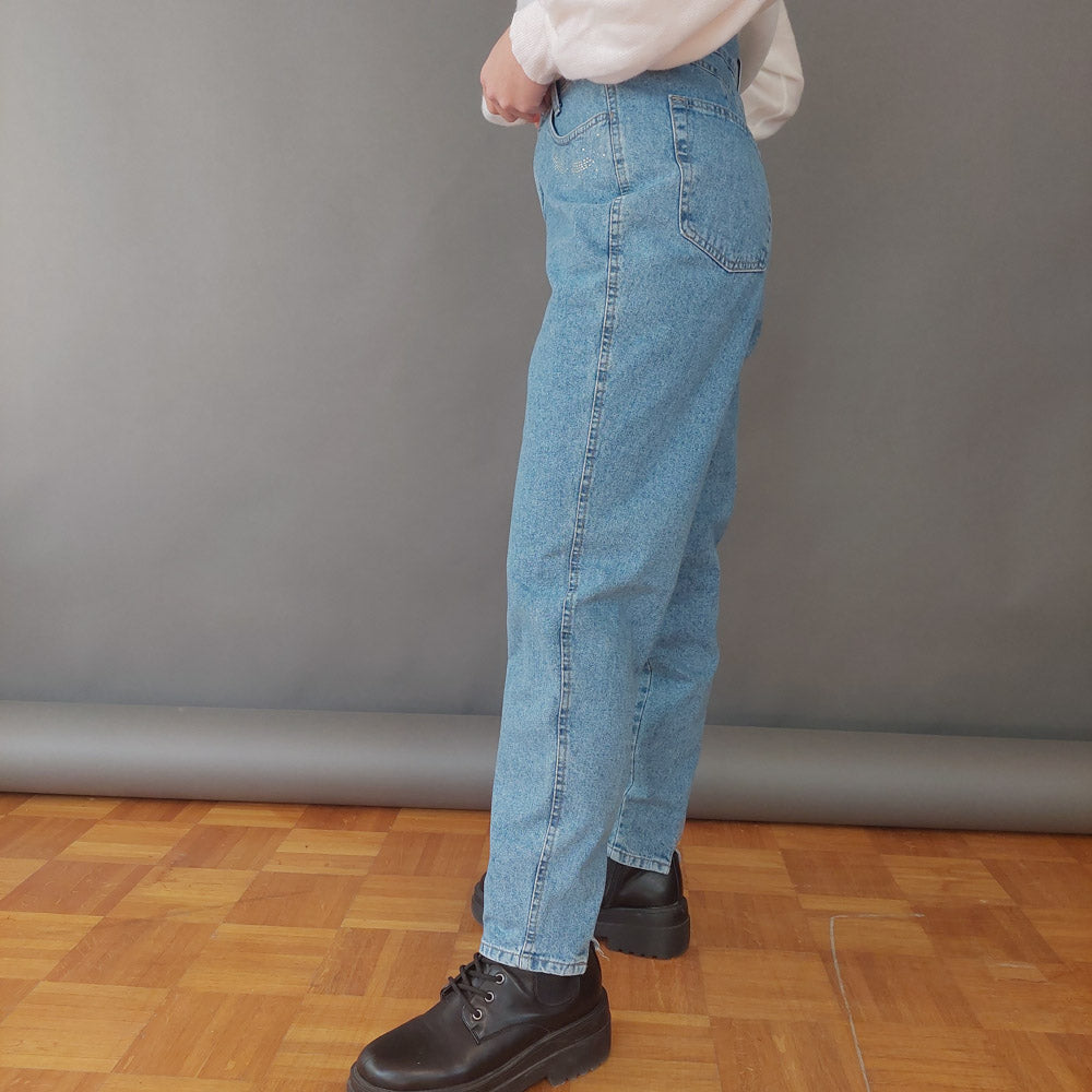 VIN-TR-26185 Vintage Παντελόνι denim γυναικείο L