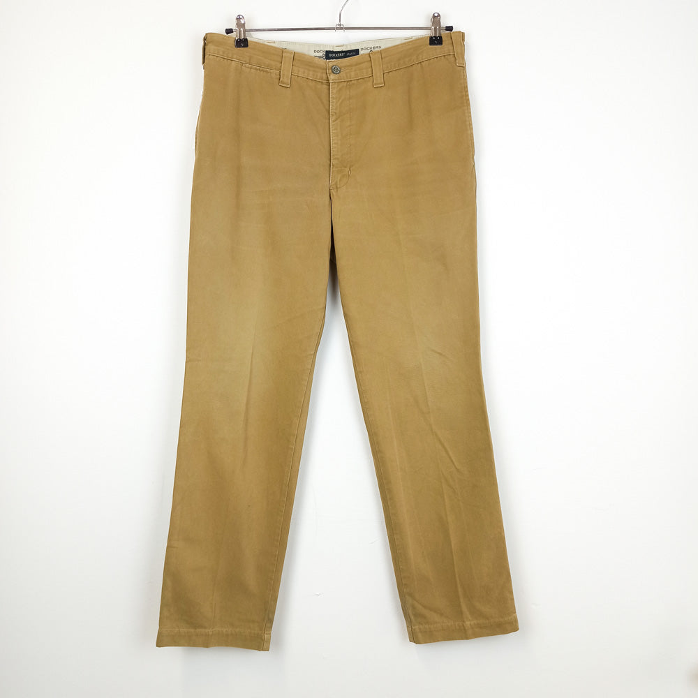 VIN-TR-25597 Vintage παντελόνι μπεζ Dockers Khakis 2ΧL