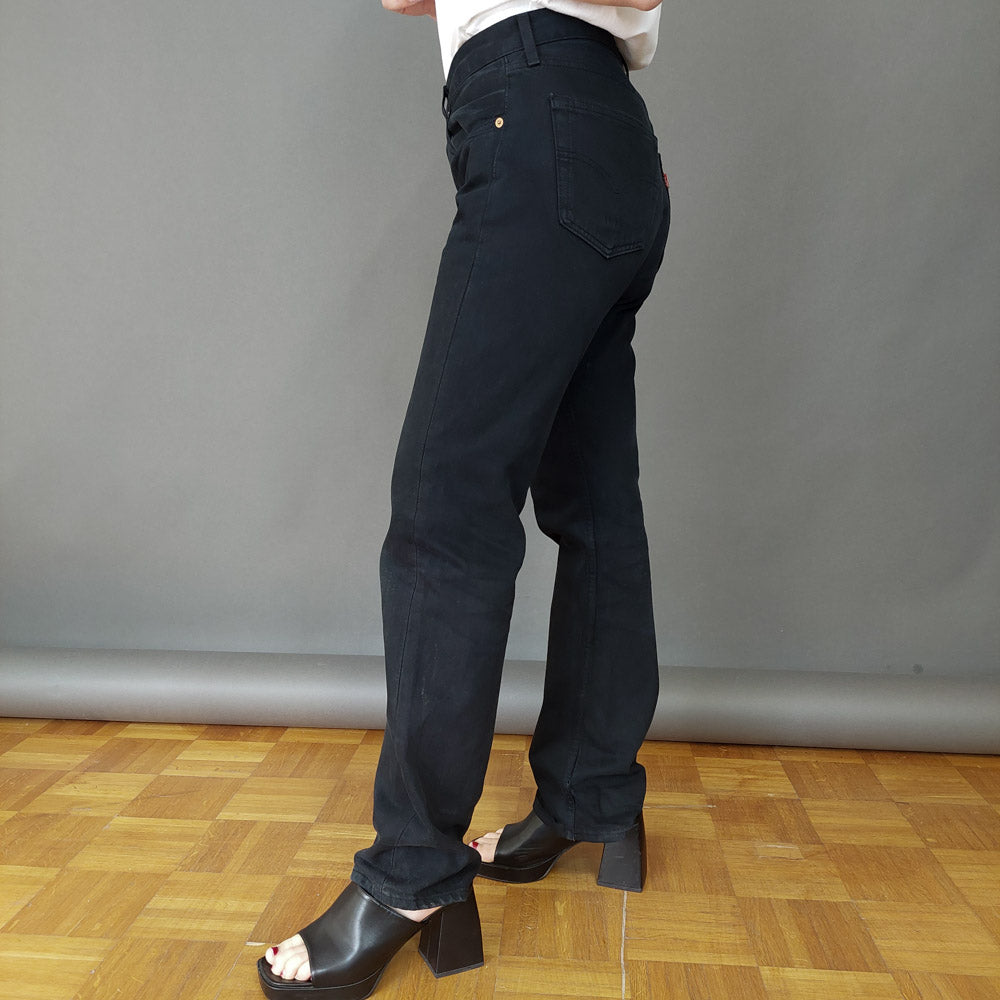 VIN-TR-27054 Vintage unisex jeans Levi's μαύρο 501 W31 L32