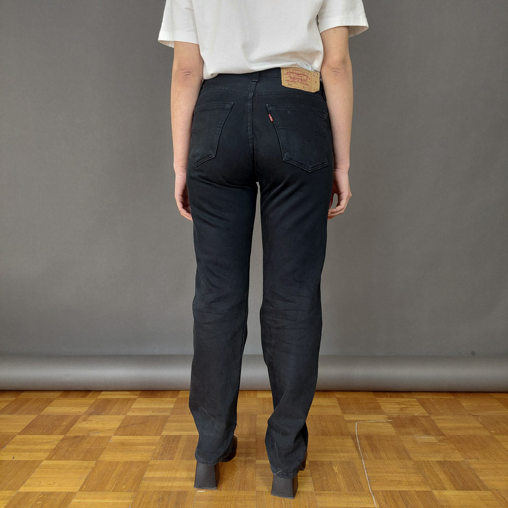VIN-TR-27054 Vintage unisex jeans Levi's μαύρο 501 W31 L32