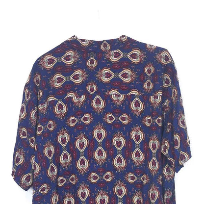 VIN-SHI-35266 Vintage πουκάμισο βισκόζη crazy pattern 4XL