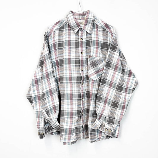 VIN-SHI-27125 Vintage overshirt πουκάμισο καρό M