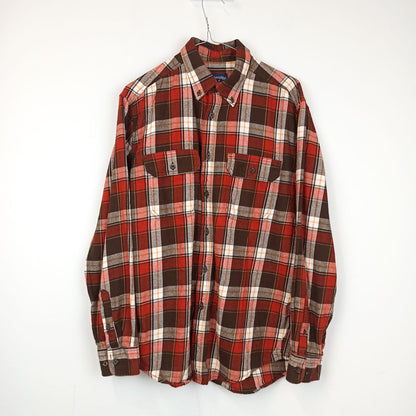 VIN-SHI-24849 Vintage πουκάμισο flannel καρό M