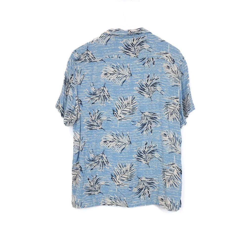 VIN-SHI-35271 Vintage πουκάμισο βισκόζη hawaiian style L
