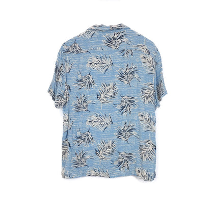 VIN-SHI-35271 Vintage πουκάμισο βισκόζη hawaiian style L