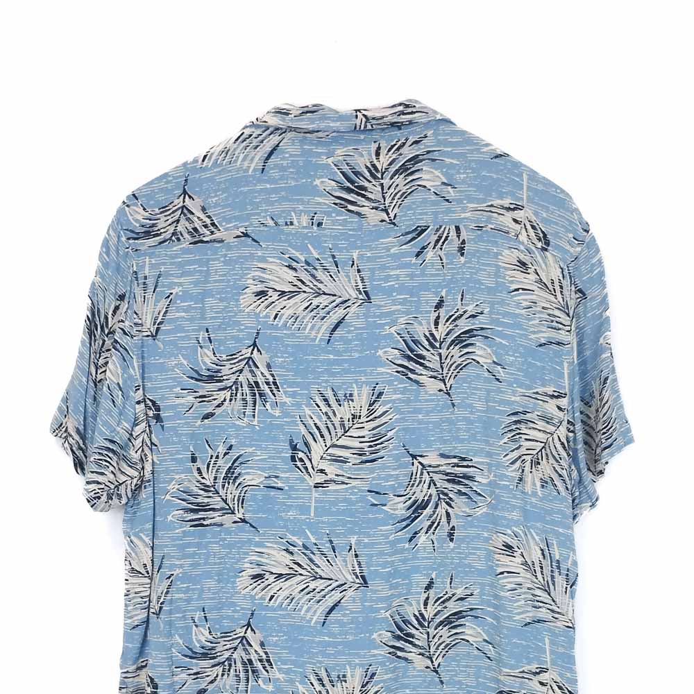 VIN-SHI-35271 Vintage πουκάμισο βισκόζη hawaiian style L