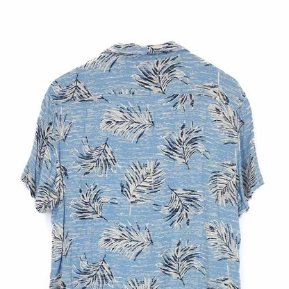 VIN-SHI-35271 Vintage πουκάμισο βισκόζη hawaiian style L