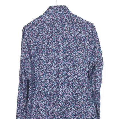 VIN-SHI-35242 Vintage πουκάμισο βαμβακερό floral M