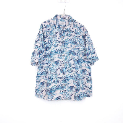 VIN-SHI-35273 Vintage πουκάμισο βαμβακερό hawaiian style 4XL