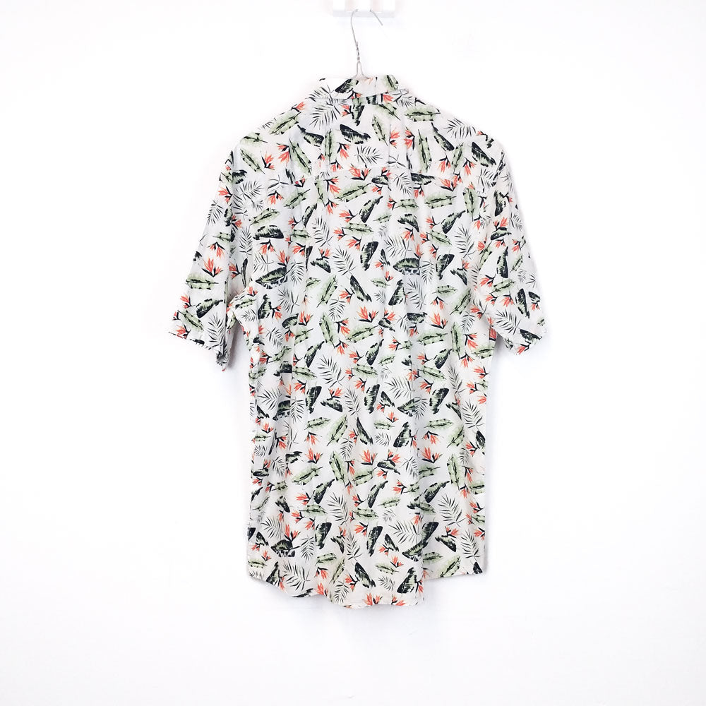 VIN-SHI-35274 Vintage πουκάμισο βαμβακερό hawaiian style XL