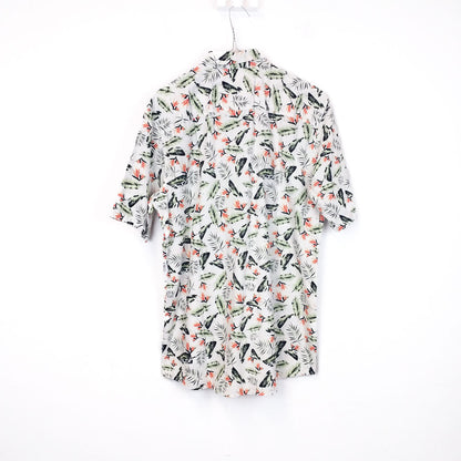 VIN-SHI-35274 Vintage πουκάμισο βαμβακερό hawaiian style XL
