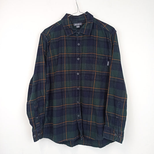 VIN-SHI-24848 Vintage πουκάμισο flannel καρό S