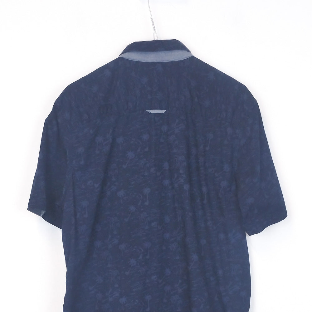 VIN-SHI-35276 Vintage πουκάμισο βαμβακερό hawaiian style L