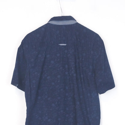 VIN-SHI-35276 Vintage πουκάμισο βαμβακερό hawaiian style L