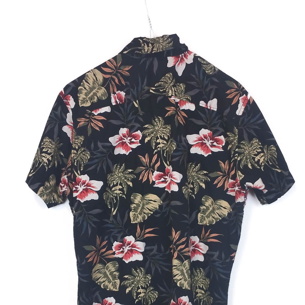 VIN-SHI-35278 Vintage πουκάμισο βαμβακερό hawaiian style M