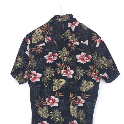 VIN-SHI-35278 Vintage πουκάμισο βαμβακερό hawaiian style M