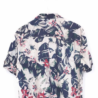 VIN-SHI-35283 Vintage πουκάμισο βαμβακερό hawaiian style 2XL