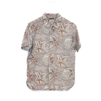 VIN-SHI-35284 Vintage πουκάμισο βαμβακερό hawaiian style M