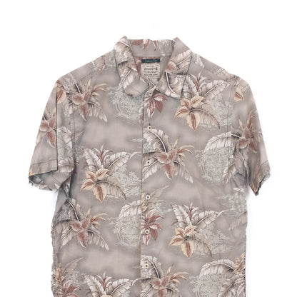 VIN-SHI-35284 Vintage πουκάμισο βαμβακερό hawaiian style M