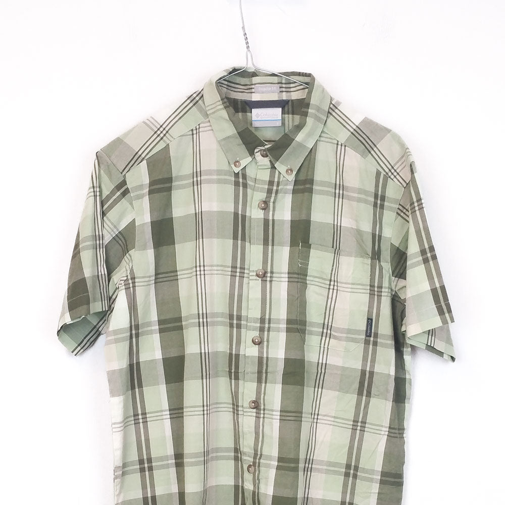 VIN-SHI-35286 Preloved πουκάμισο βαμβακερό unisex Columbia S
