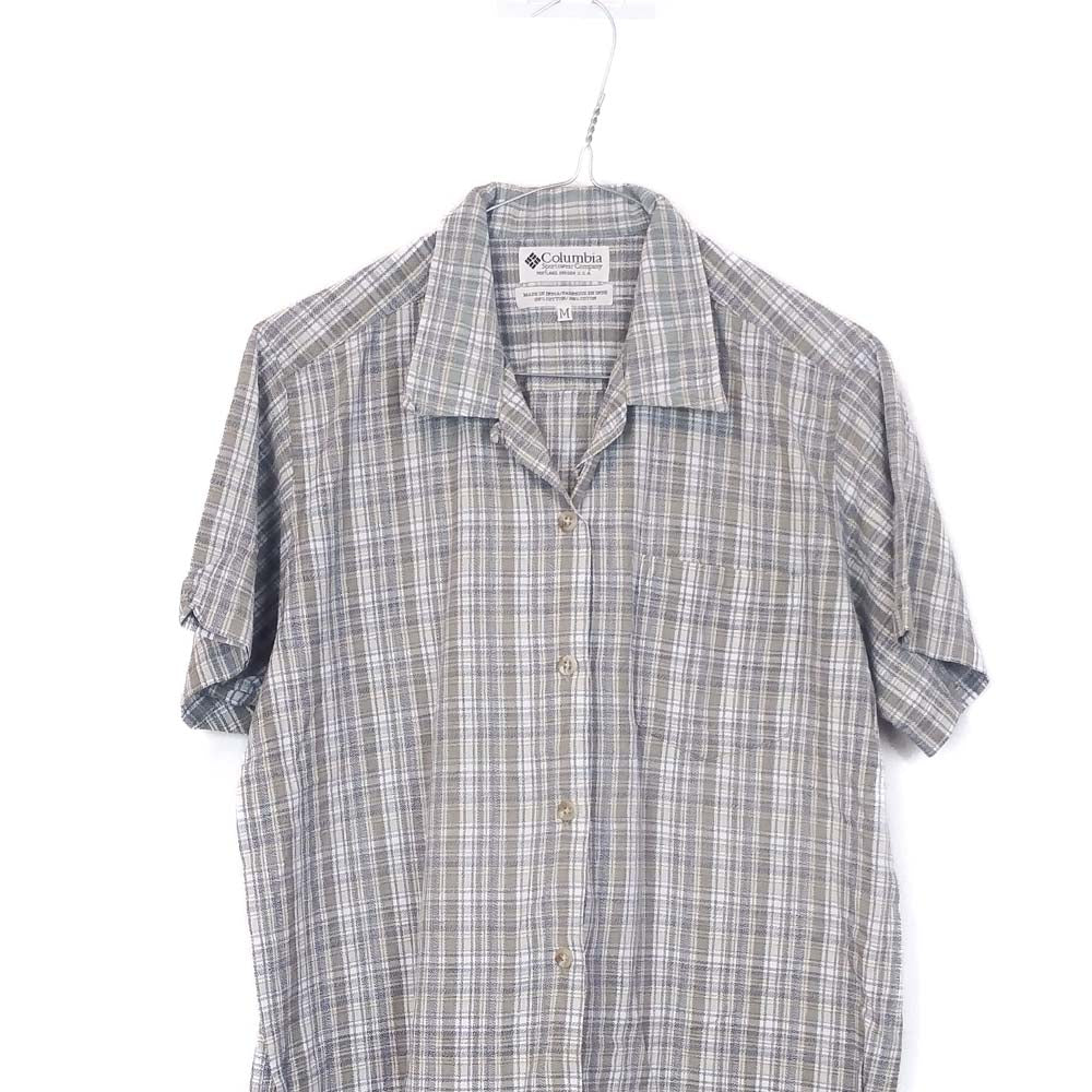 VIN-SHI-35292 Preloved πουκάμισο βαμβακερό γυναικείο Columbia M