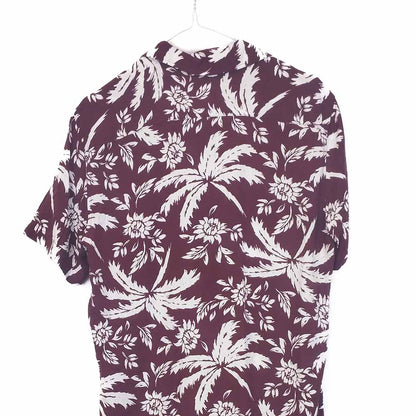 VIN-SHI-35244 Vintage πουκάμισο βισκόζη hawaiian style S